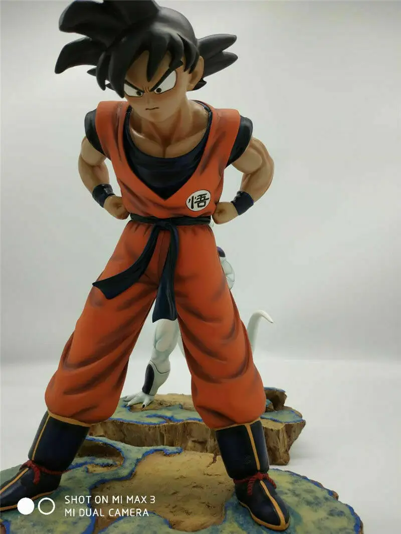 DragonBall Z DBZ фигурка Фриза против Гоку 1st встречи высокого качества статуя из смолы светящаяся основа