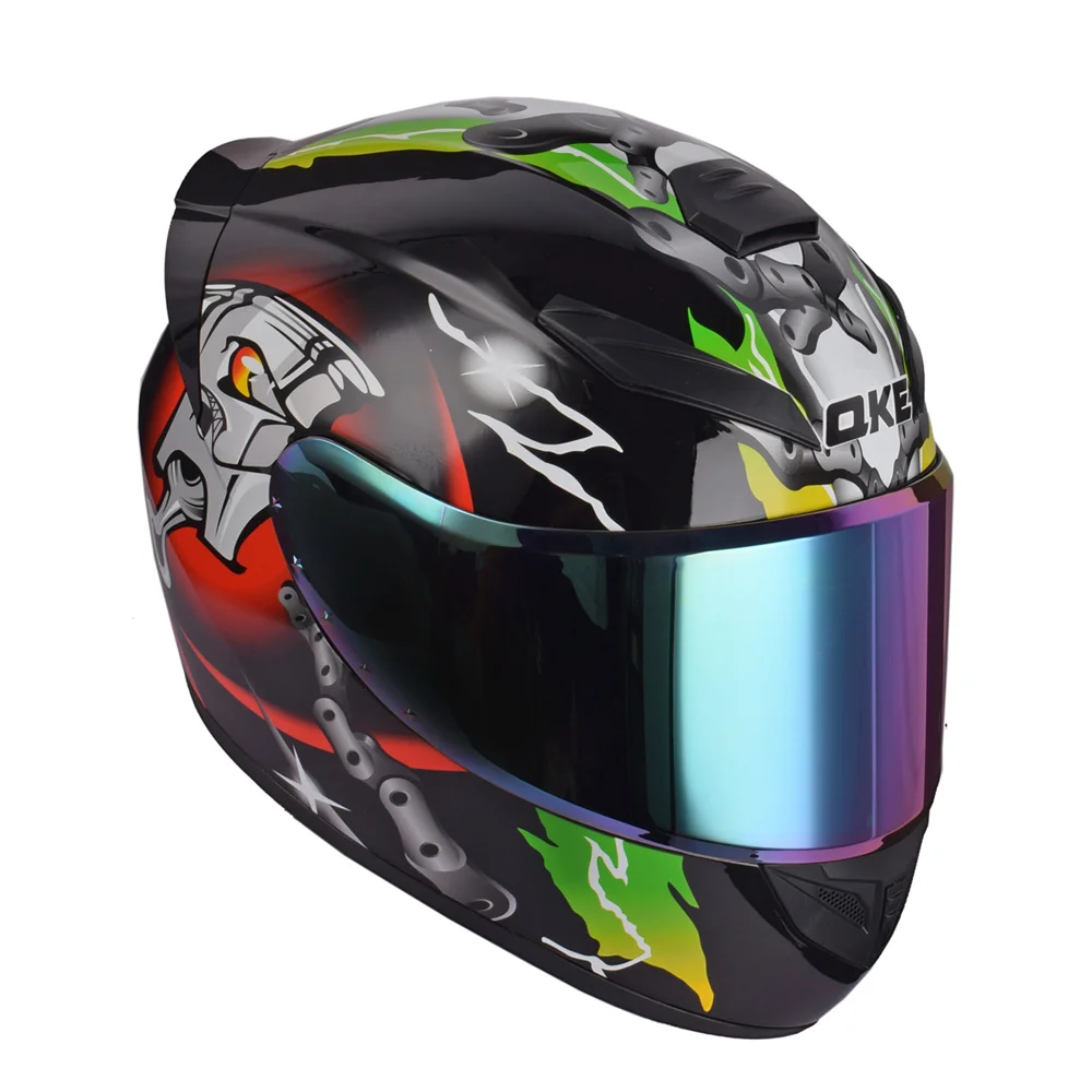 QIKE ���ο� ������� ��� ���� ���� Casco ���� ���� ũ�ν� ���̵� ��� ��ü �� �����ε� Capacete ���� DOT ����