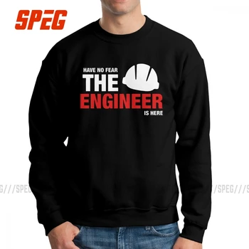 

Have No Fear The Engineer Is Here Men's Hoodie Unique 100% Organic Cotton Sweatshirts Crewneck Gifts Pullovers Clothing