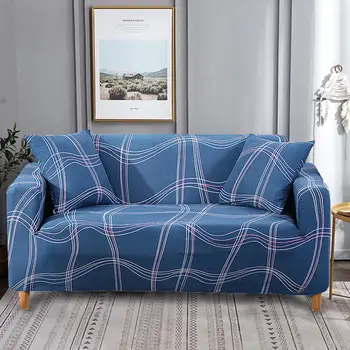 

Geometric Sofa Cover Spandex Elastic Sofa Slipcovers Corner Sofa Towel Couch Cover Sofa Covers for Living Room 1/2/3/4 Seater