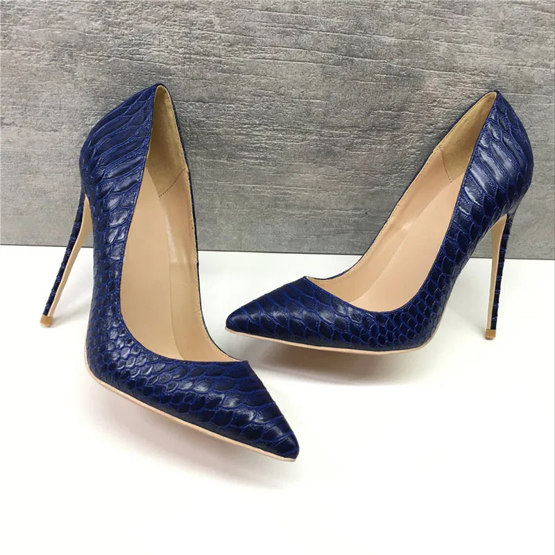New ladies dark blue pumps navy 12cm 
