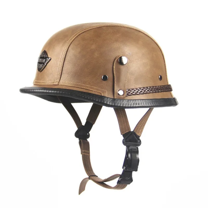 Ретро мотоциклетный полушлем винтажный шлем в немецком армейском стиле для