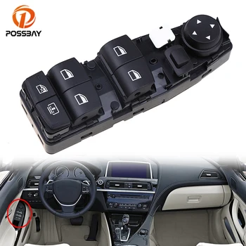 

POSSBAY Black Window Control Switch for BMW 5'GT-Series F07 2009-2017 Car Front Door Window Lifter Switch for BMW 6-Series F06