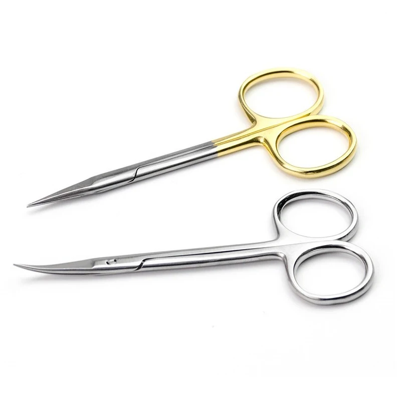 9.5CM Medical Surgical Eye Scissors Beauty Scissors Cut Tissue ophthalmic tool,surgical instruments,plastic surgery tool,cornea scissors,needle holder scissors