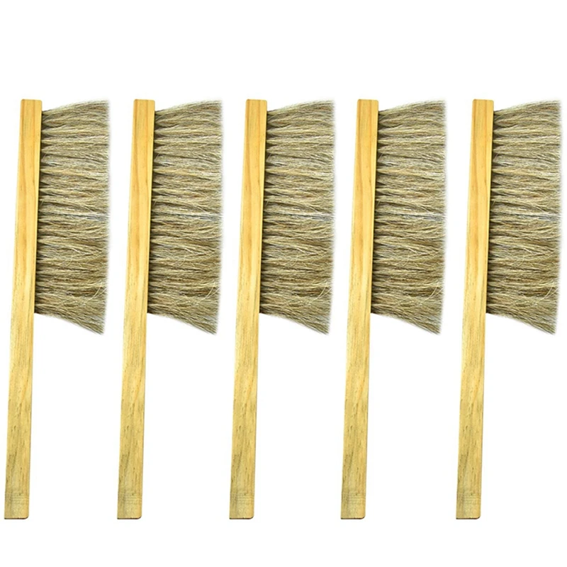 Пчеловодство с деревянной ручкой Пчеловодство Щетка поросенок пчеловодство инструмент Пчеловодство пчела щетка улей Чистый инструмент для улья два ряда щетины сделать