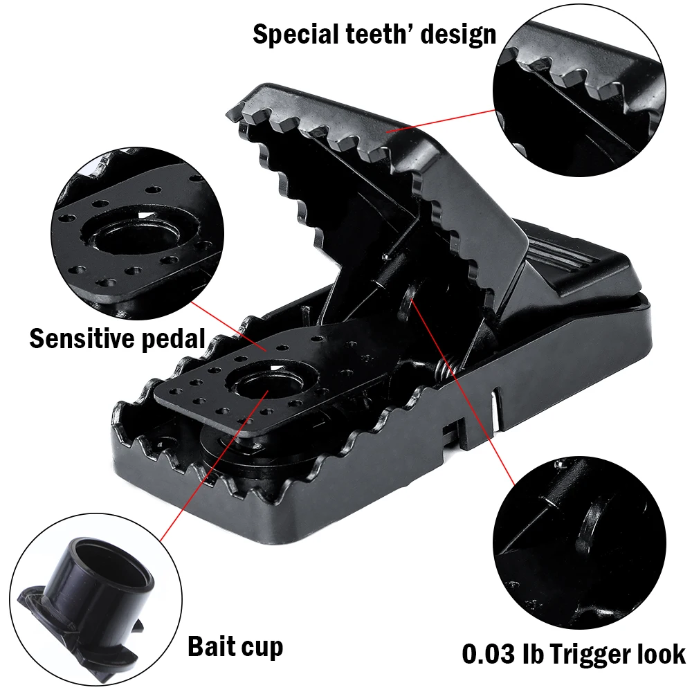 6 шт. ловушка для мыши высокое качество многоразовые ловли крыс мышей мышеловки домашних вредителей контроль продуктов ловушка маленькая мышь