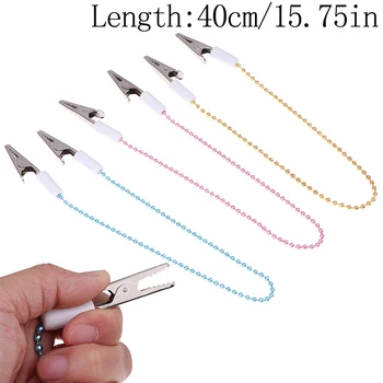 

1PCS Disposable Dental Scarves Aprons Pad Bib Clip Beads Clip Iron/Stainless Steel For Lab Supplies