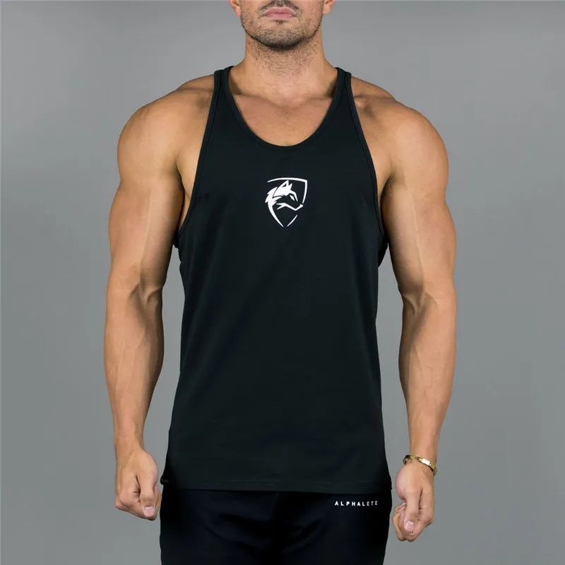 Бренд ALPHALETE, новинка, пляжная мода, майка для тренажерного зала, мужская, хлопок, без рукавов, гавайская, летняя майка, майка, бренд, жилет, мужские топы