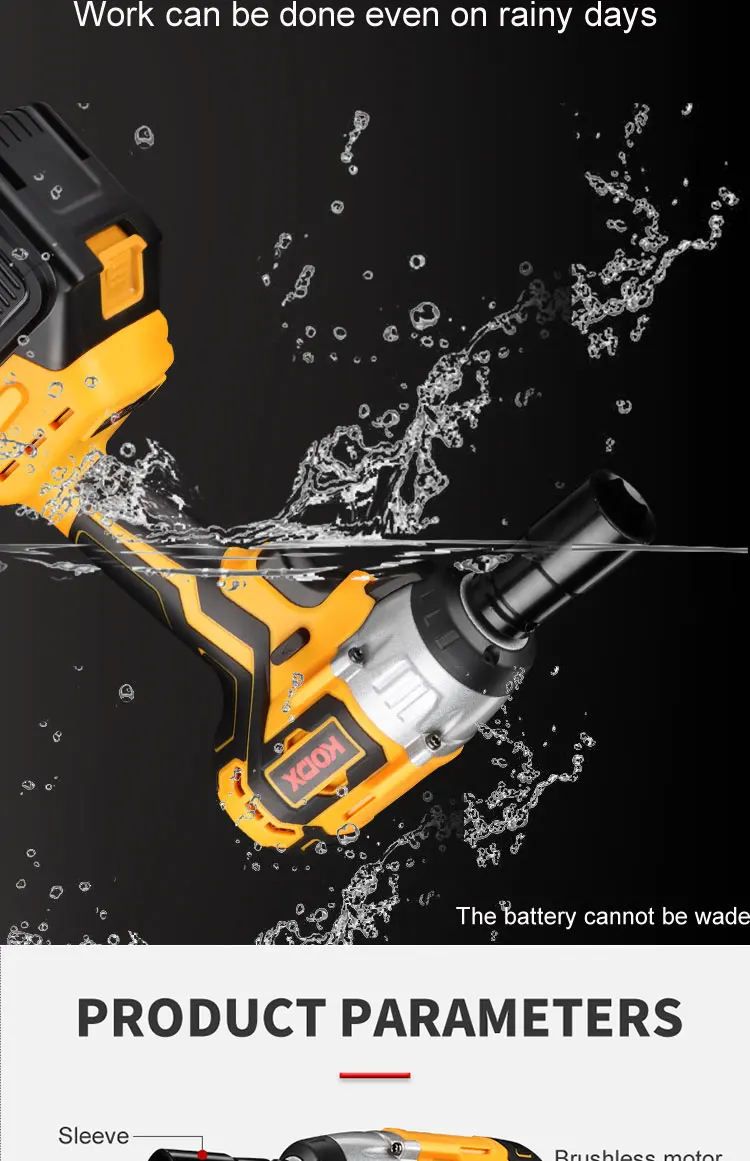 de impacto 680nm do torque com velocidade