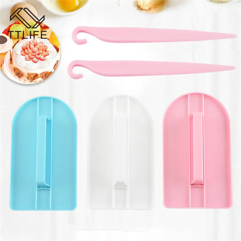 

TTLIFE DIY Turn Sugar Cake Tool Baking Cake Mold Piping Surface Smoothing Device Grinding Device Kitchen Utensil Pastry Tools