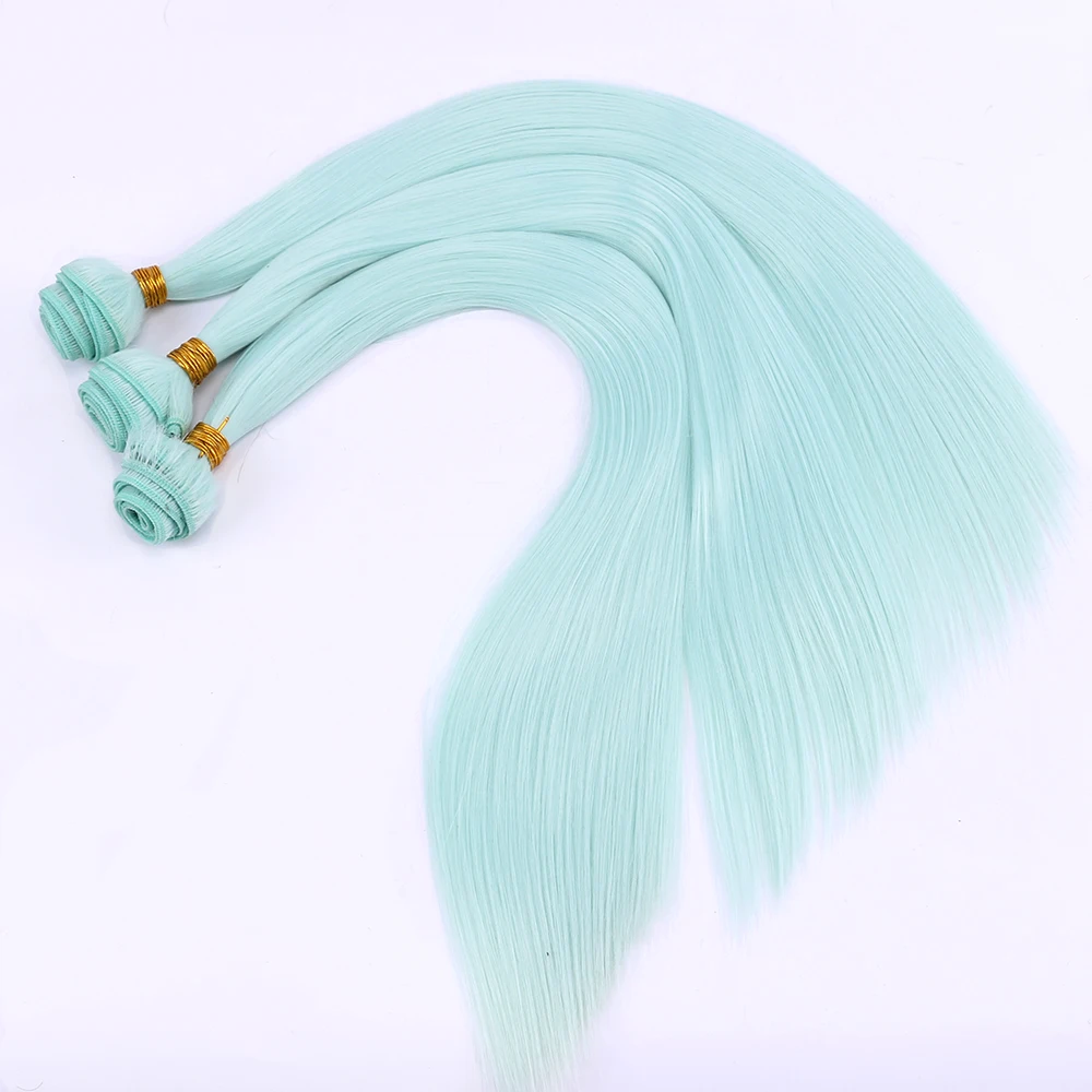 22 Inch 100 Gram One Piece Brazilian Straight Synthetic Hair Weave Ponytail Extensions for Africa Women hair extensions