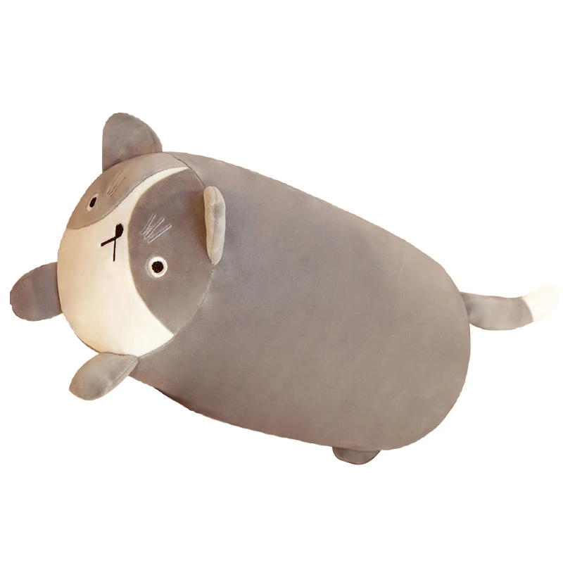 Новая плюшевая игрушка 45 см Kawaii Cat мягкая подушка для собаки Сиба ину милые мягкие