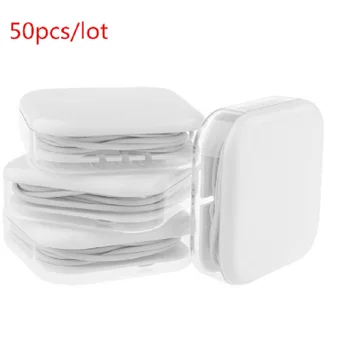 

50pcs/pack of wired headset with microphone hands-free headset super bass 3.5mm music headset for Huawei XiaomiSamsung iPhone5/6