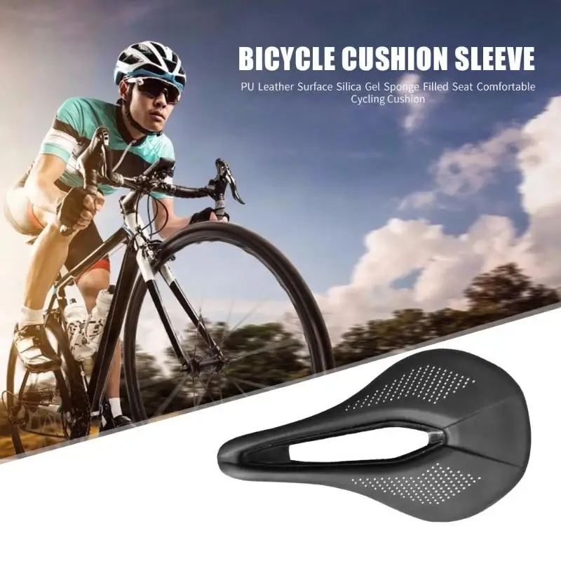Велосипедное Сиденье Велосипеда Седло с отверстием сиденье дышащая мягкая подушка на открытом воздухе горный велосипед Подушка велосипедные аксессуары