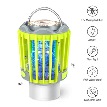 

Mosquito Killer 3-In-1 Outdoor Camping Light Portable Camping Mosquito Killer Flashlight Bug Zapper Camping Lamp Anti Moustique