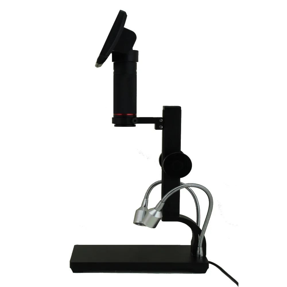 Портативный 5 Инче промышленный цифровой электронный микроскоп видео микроскоп 12MP 1080P FHD HDMI USB 560X зум микроскоп Настольный для телефона пайка ПХД Ремонт+ металлическая подставка
