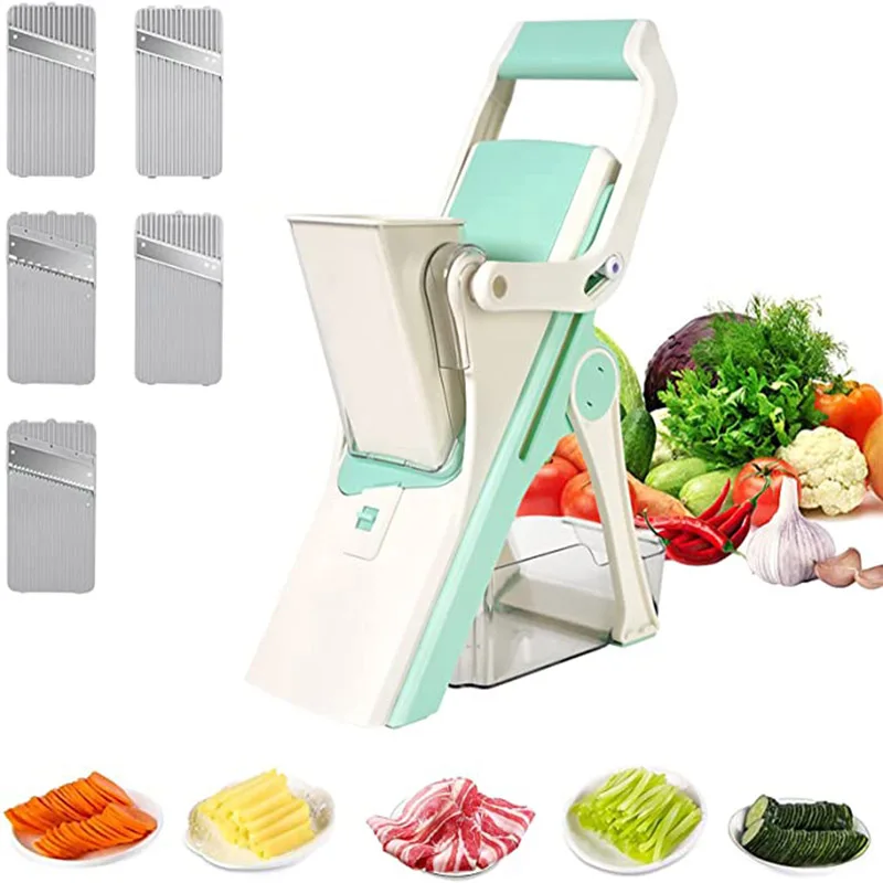 

5In1Multifunctional Vegetable Cutter Potato Slicer Carrot Grater Kitchen Accessories Gadgets Steel Blade Kitchen Tool овощерезка