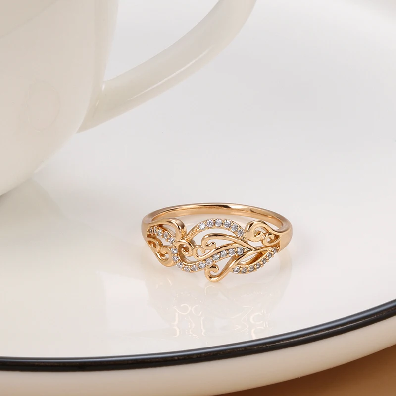 Women's Rose Gold Ring | Wedding Rings 585 | Jewelry Gold