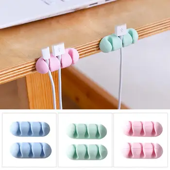 

1 pcs Earphone Data Cable Organizer Wire Winder Collector Cord Line Holder Tool Phone holder Accessory