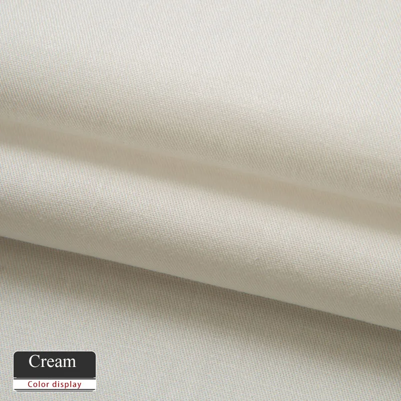 Solid Color Cotton Twill Upholstery Fabric For Sewing Shirts Bed Sheet Home Textile 8 Solid Color Cotton Twill Upholstery Fabric For Sewing Shirts Bed Sheet Home Textile