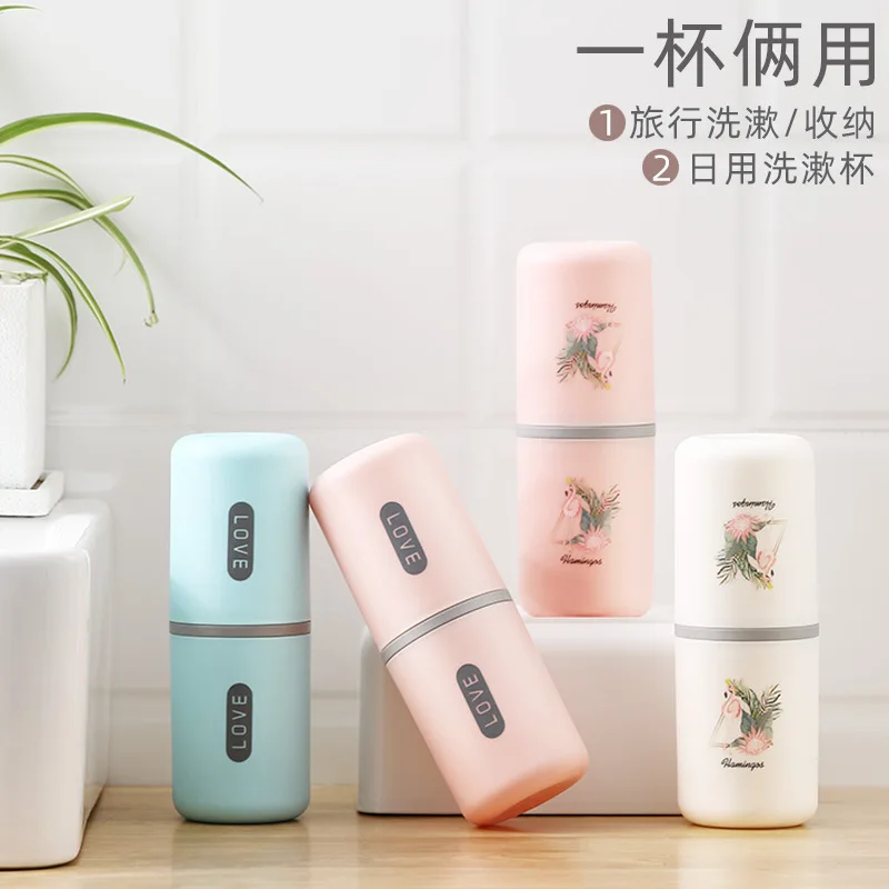 

Han Feizi Portable Storage Travel Pp Washing Cup Creative Environmentally Friendly Outdoor Supplies Couples Washed Toothbrush Mu