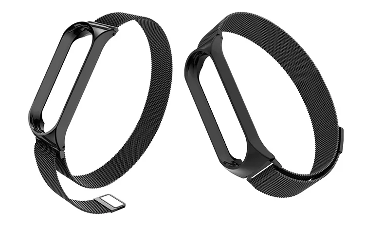 BOORUI mi Band 4 ремешок металлический Безвинтовой браслет из нержавеющей стали mi band 3 ремешок для Xiaomi mi Band 3 4 Pulseira band Замена