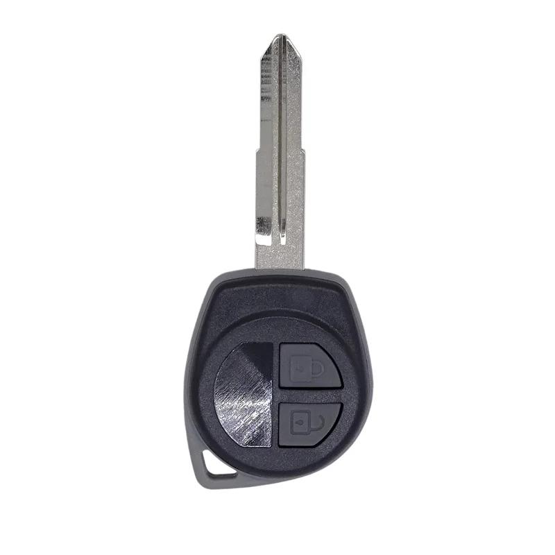 

1 Pcs Plastic+Cupronickel Material Car Black Key Shell Two Button Without Chip Battery For Suzuki Grand Vitara SWIFT Alto SX4