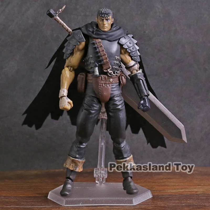 Black Swordsman Ver Figma 359 Berserk Guts Repaint Edition Figure New Loose