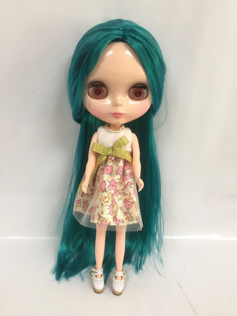 

Nude blyth Doll green hair without bang 20170711558