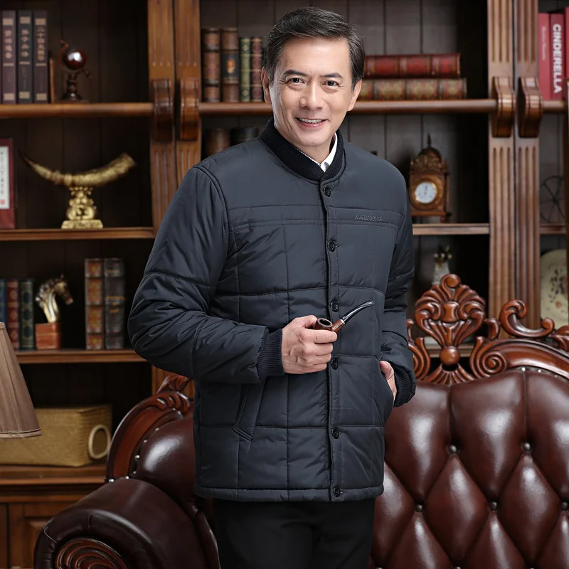 Большой размер, зимняя хлопковая куртка 6XL 5XL, хлопковое пальто для отца, мужская хлопковая стеганая одежда, куртка большого размера, пальто