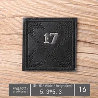 Black Leather Star Embroidered Patches Iron-On for Clothes Jackets Shoes - Image 5