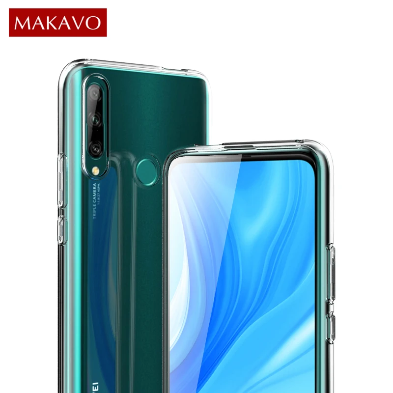 Для huawei P Smart Z чехол тонкий ТПУ подходит прозрачный силиконовый прозрачный мягкий чехол для huawei P Smart чехол для телефона