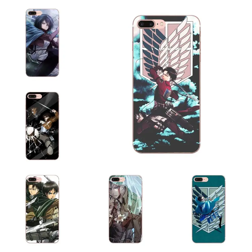 

TPU Phone Coque For Xiaomi Mi3 Mi4 Mi4C Mi4i Mi5 Mi 5S 5X 6 6X 8 SE Pro Lite A1 Max Mix 2 Note 3 4 Attack On Titan Levi Ackerman