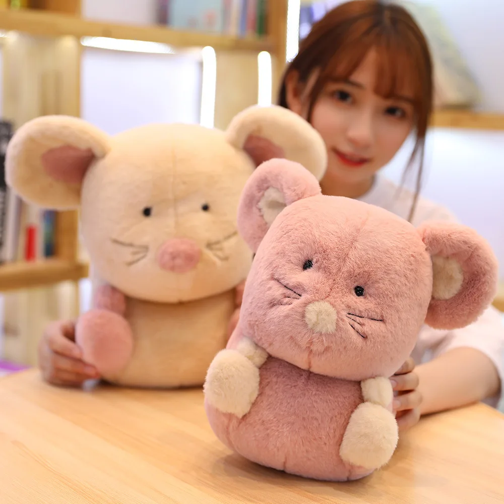 1 шт. милая белка крыса Подушка День рождения мягкие плюшевые игрушки Kawaii Милая мышь мягкие зверушки в подарок для детей девочка мальчик кукла