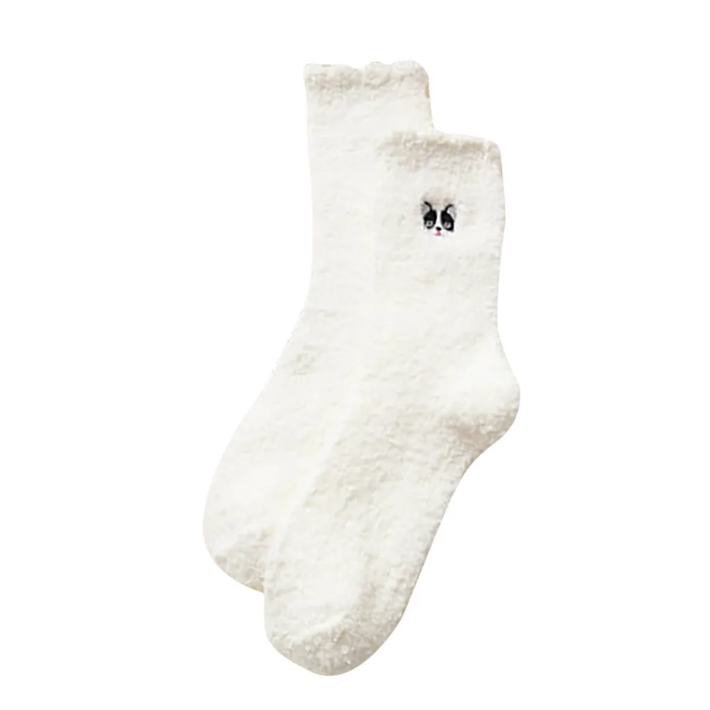 Jaycosin/носки с забавными персонажами; мягкие носки для сна; Calcetines Mujer; забавные носки для женщин; ; теплые носки для зимы