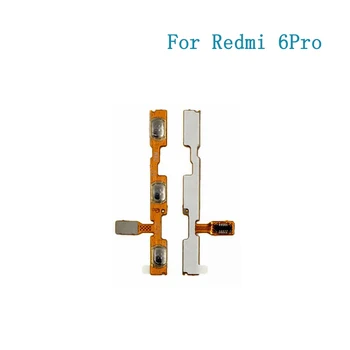 

50pcs/lot Switch Button For Xiaomi Redmi 6Pro Volume Power On Off Button Flex Cable Replacement Parts