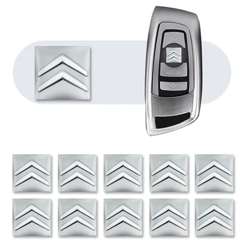 

10 pcs 15mm Remote Control Key Emblem Logo Sticker For Citroens C1 C2 C3 C4 C5 C6 C8 C4L DS3 DS5 Car Accessories Car Interior
