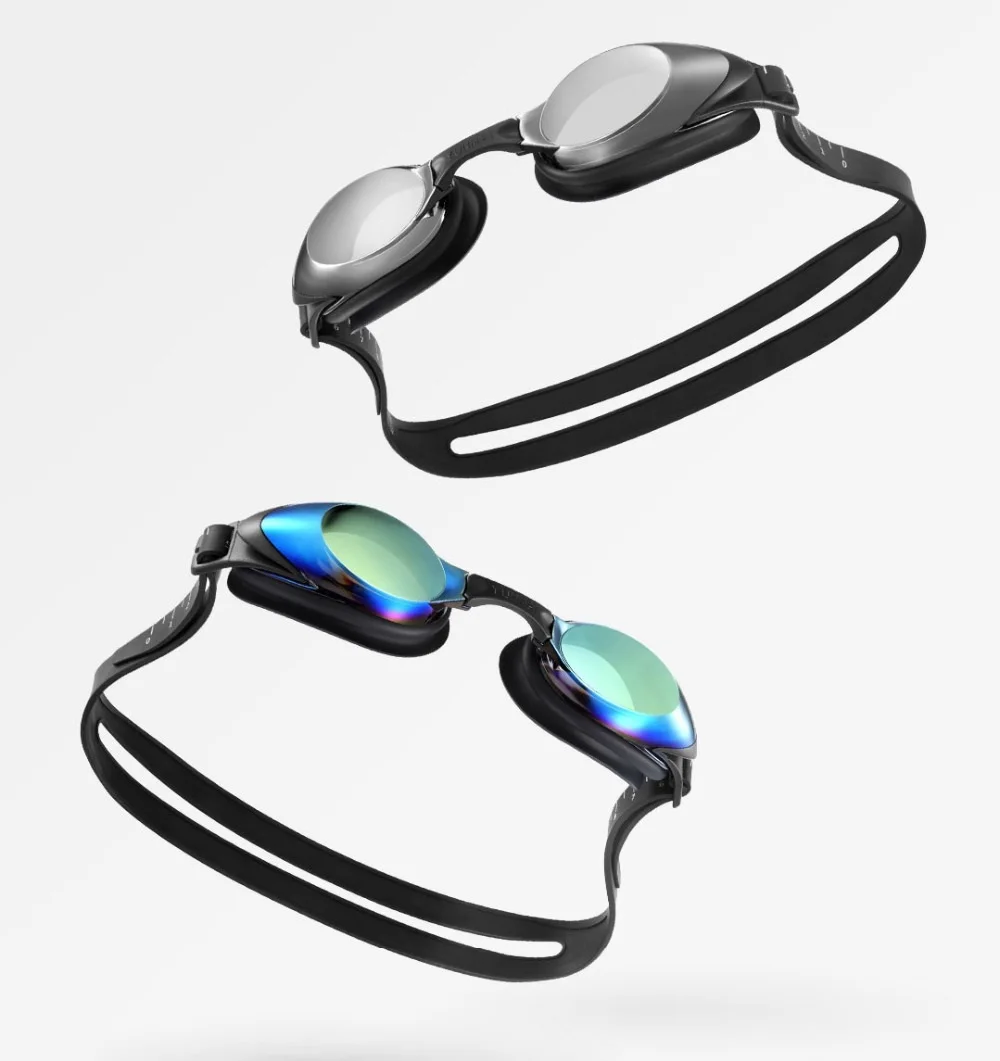  New profession Swimming Goggles Set HD Anti-fog Nose Stump Earplugs Silicone Gasket Swimming Glass 