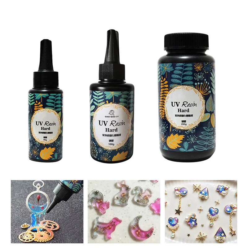 

New UV Ultraviolet Resin Gel Curing Quick-drying Non-toxic Transparent Sunlight Activated Hard DC112