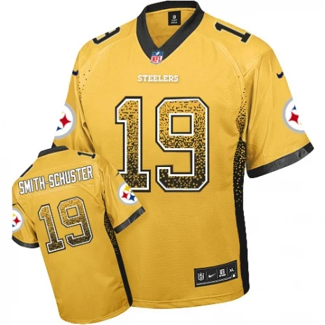 Men Все сшитые Питтсбург качественные женские футболки Steelers JuJu Smith-Schuster - Цвет: Men