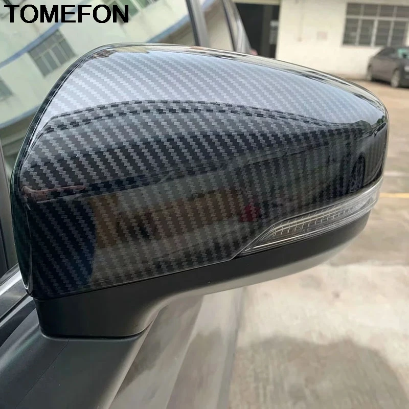 

TOMEFON для Subaru Forester SK 2018 2019 2020 автомобиля заднего вида для боковой двери зеркало крышка наклейка накладка внешние аксессуары ABS