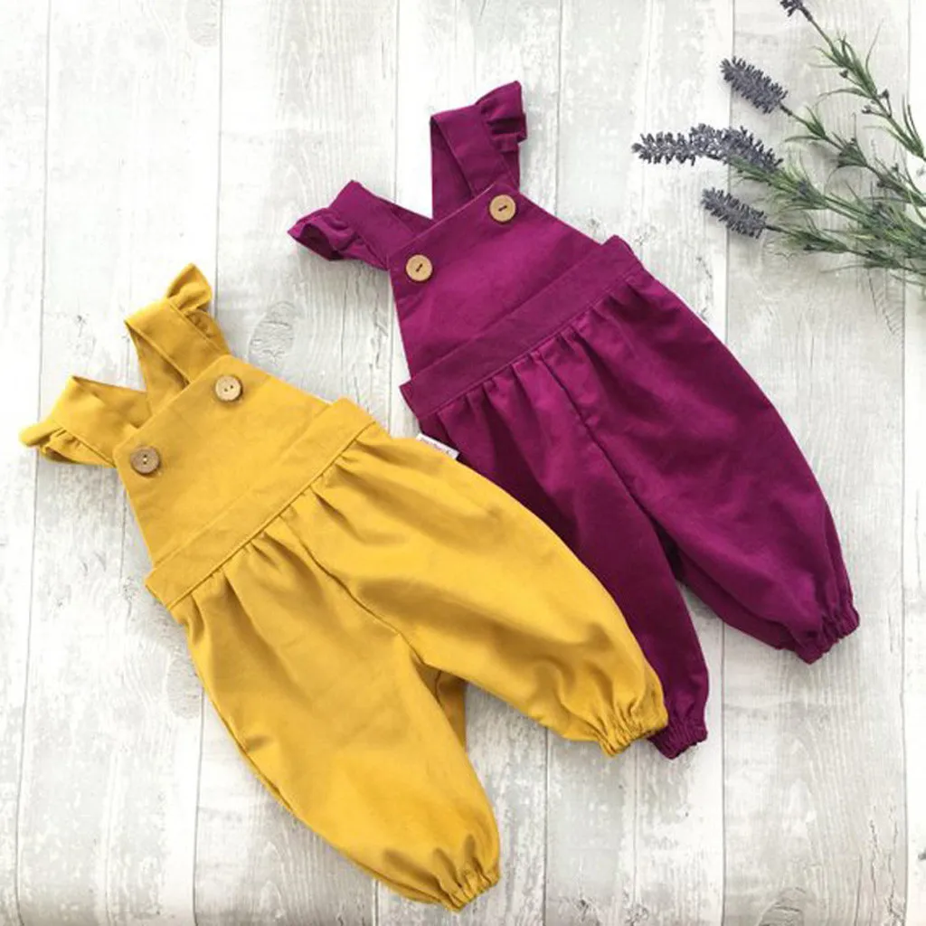 

Fashion Unisex Sleeveless Romper Toddler Kids Backless Cotton Overall 2019 Baby Girls Jumpsuit Pants Outfit baby kleren
