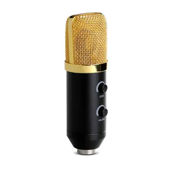 

Capacitive Home Laptop PC Video Desktop Easy Install Small Studio Recording With Stand USB Microphone Computer Mic Voiceover