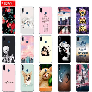 

Case For Samsung Galaxy a20s Case Galaxy a20s Case Silicone Bumper For Samsung A20s A 20s a207 SM-a207f Cover Soft Fundas flower