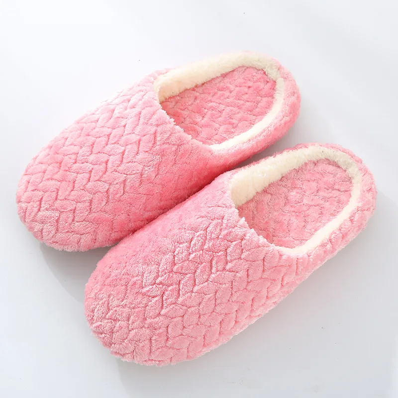 Men Women Winter Warm Slippers Plush Lovers Home Slipper Couple Indoor Anti Slip Shoes House Floor Soft Bottom Mute Slipper Men Women Winter Warm Slippers Plush Lovers Home Slipper Couple Indoor Anti Slip Shoes House Floor Soft Bottom Mute Slipper