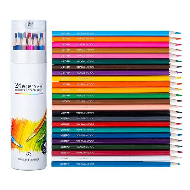 Deli Color Pencil Art Lapis De Cor Color Pencil for Painting Sketch Water  Soluble Oily Lapices De Colores Profesionales Dibujo - AliExpress