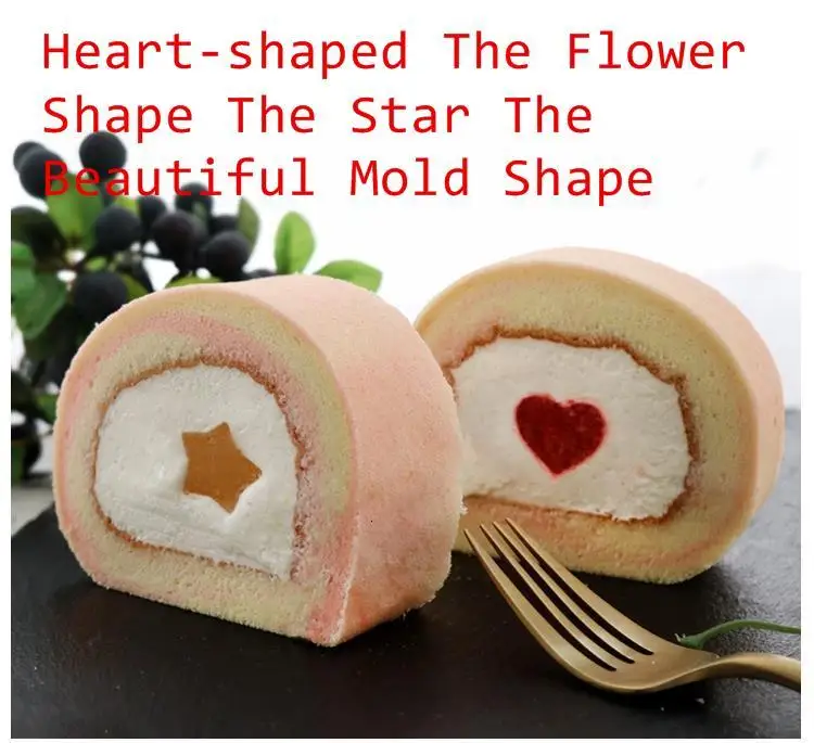 DIY Silicone Cake Molds Dolphin Round Christmas Heart Star Shape Cake Template Mould Handmade Fondant Cake Cookie Decor Tools