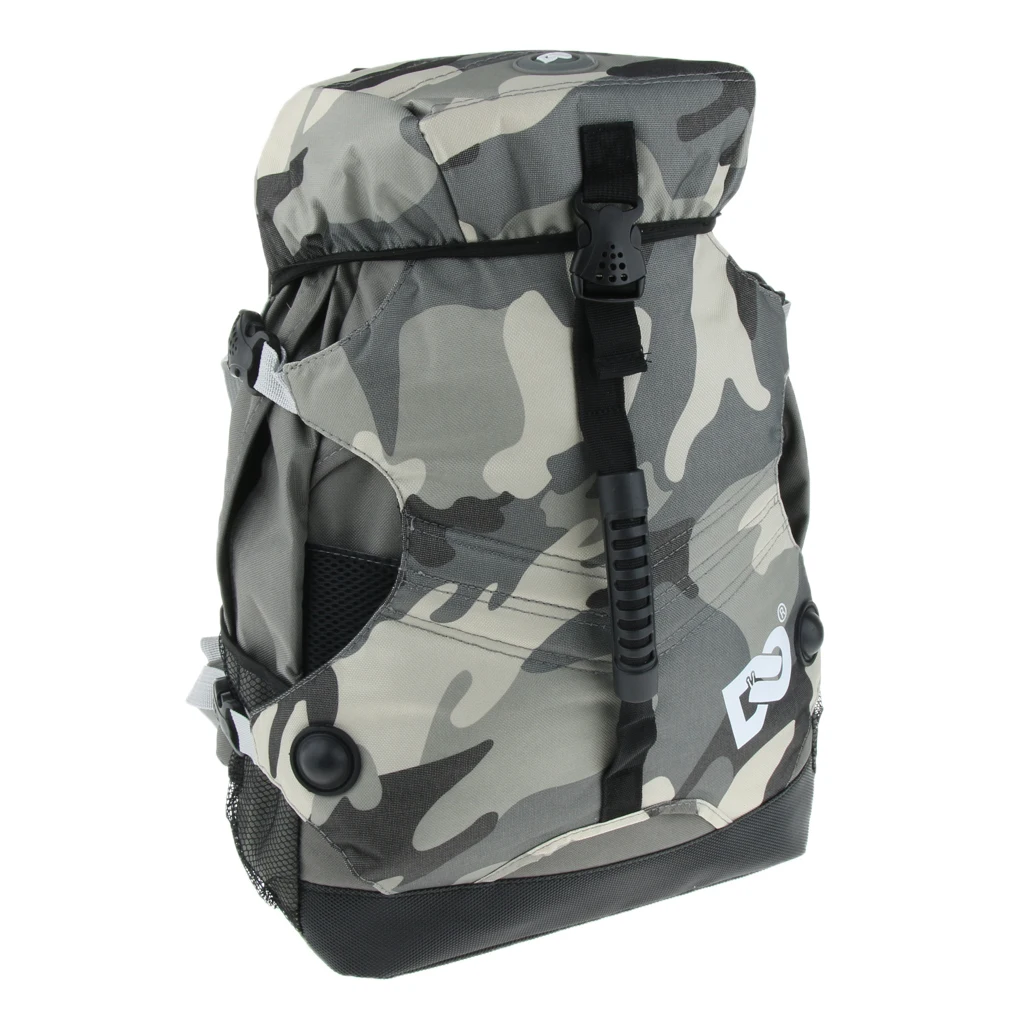 800D Oxford Roller Skating Bag Mens Womens Outdoor Roller Skating Backpacks Multi Pockets Roller Skates Carrier Bag