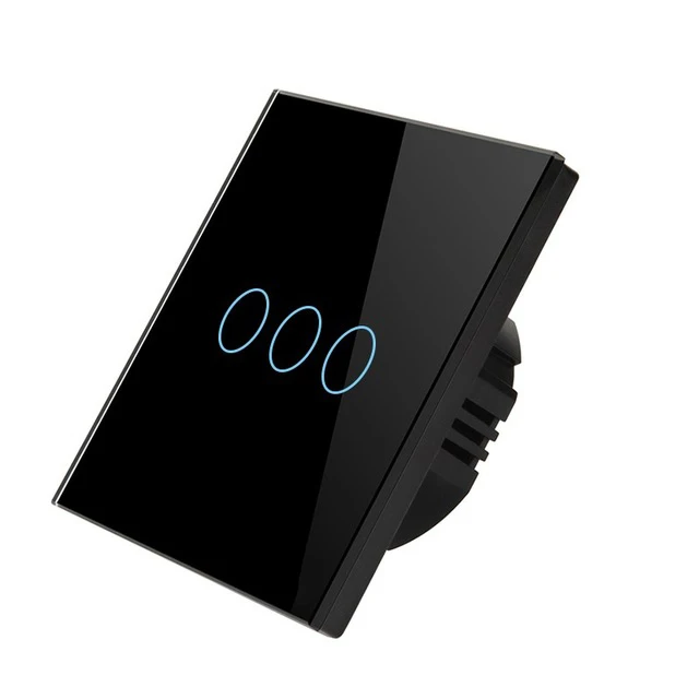 1/2/3 Smart WiFi светильник сенсорный настенный выключатель Мощность переключатель приложение Дистанционное Управление интеллигентая(ый) переключатель передачи голоса, Управление для Alexa умный дом