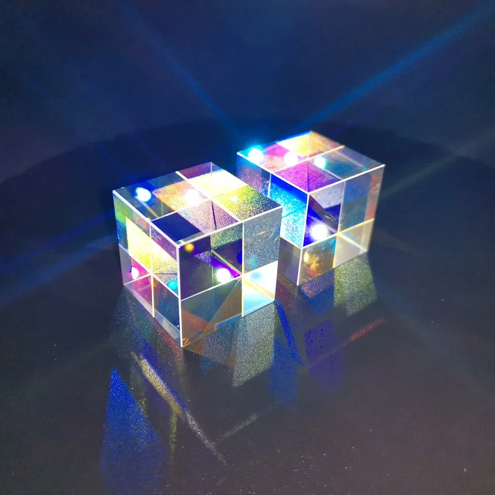 

Christmas Creative Gifts Light Cube Prism Color Six-sided Rainbow Photo Photography